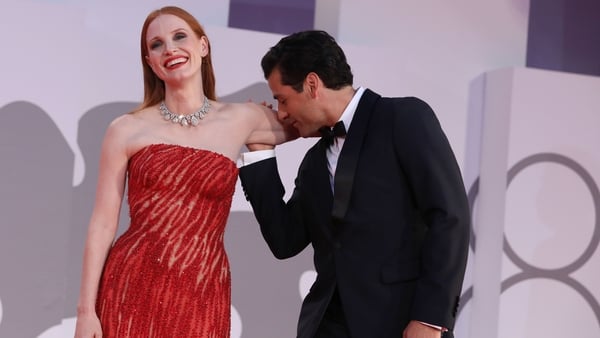 Jessica Chastain and Oscar Isaac at the Venice Film Festival on September 4