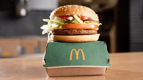 The new burger includes a plant-based patty, vegan cheese and a vegan sauce