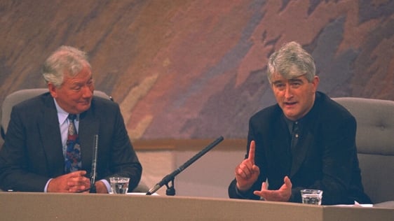 Gay Byrne and Dermot Morgan (1994)