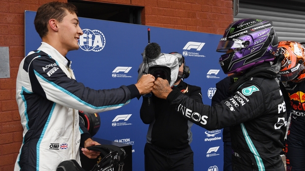 George Russell currently lies 15th in the drivers standings, with world champion Lewis Hamilton second