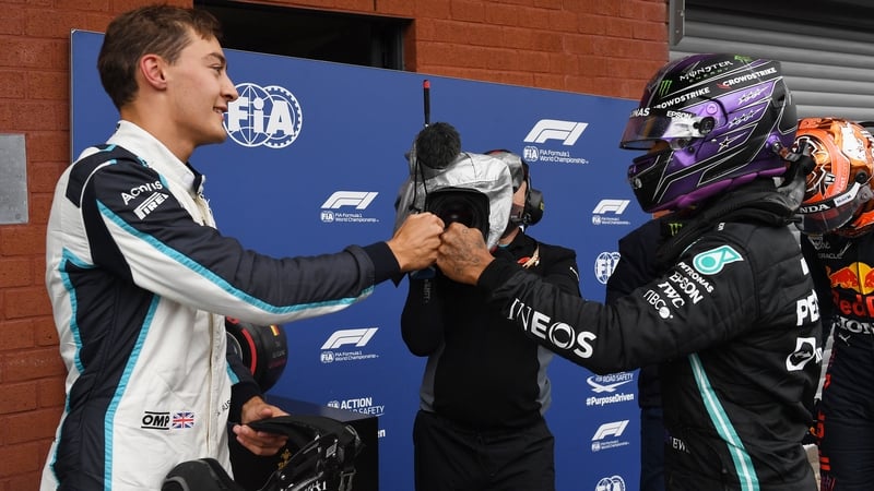 George Russell currently lies 15th in the drivers standings, with world champion Lewis Hamilton second