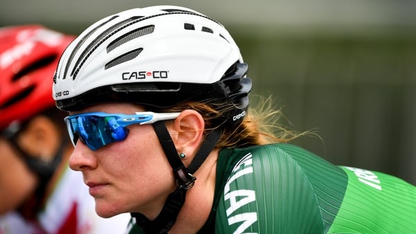 Loes Adegeest led in a group of four in Piltown including Irish international Alice Sharpe