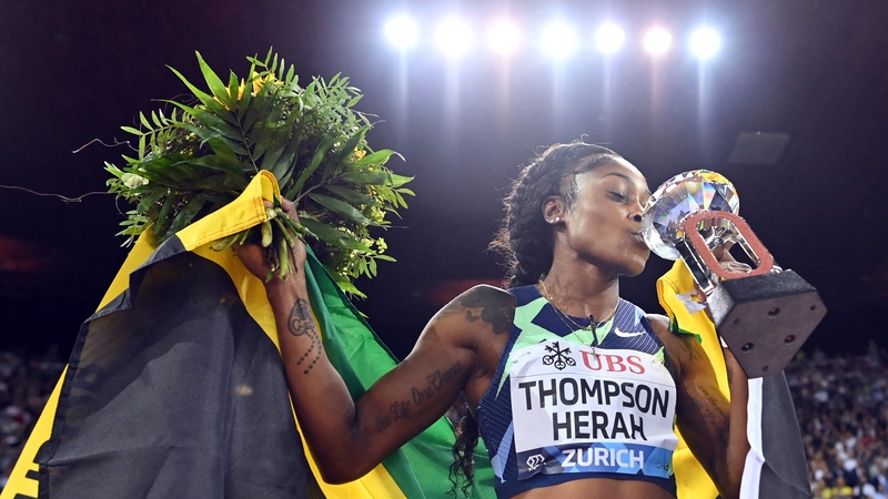 Elaine Thompson-Herah claimed her first Diamond League title since 2017