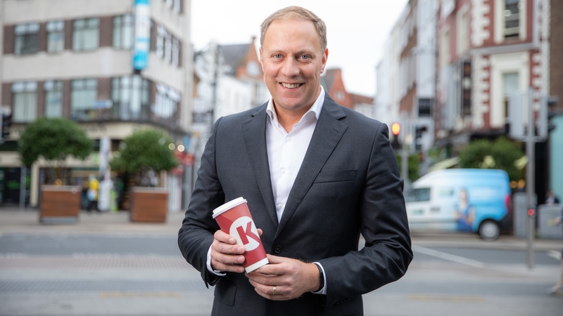 Gordon Lawlor, Managing Director of Circle K Ireland, on Grafton Street in Dublin city centre