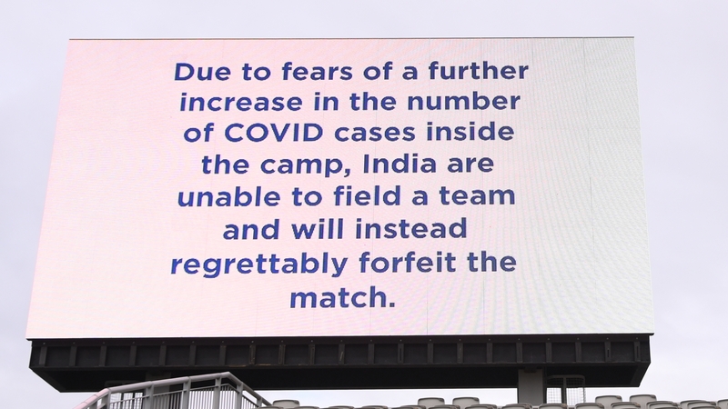 The big screens at Old Trafford relayed the bad news