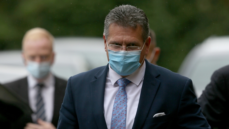 Maroš Šefčovič said the Northern Ireland protocol needed to be properly implemented