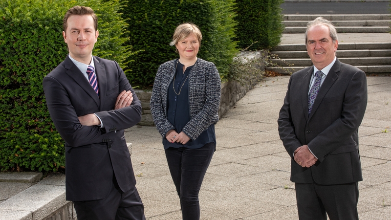 Padraig Rushe and Sinead Byrne of Initiative Ireland and Kevin Johnson of CUDA