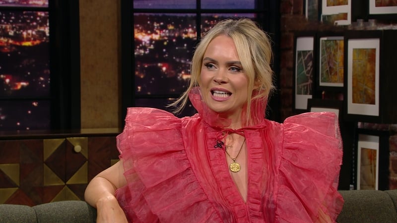 Joanne McNally on a recent Late Late appearance