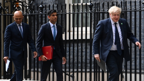 Sajid Javid (left) insisted the move was not a 'wobble' due to opposition from Tory MPs