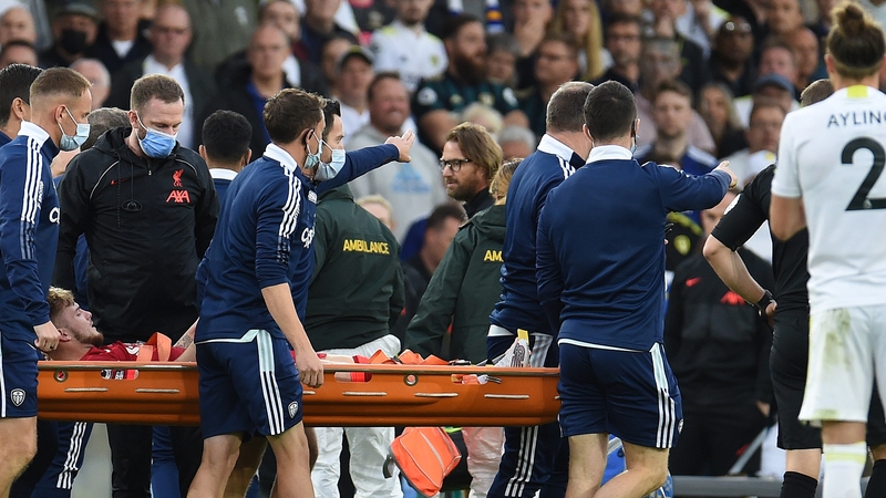 Harvey Elliott is stretchered off