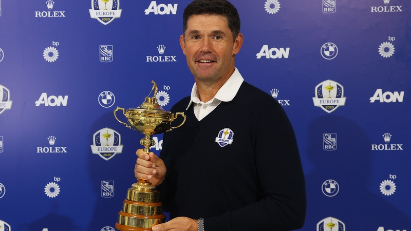 Padraig Harrington leads the European team