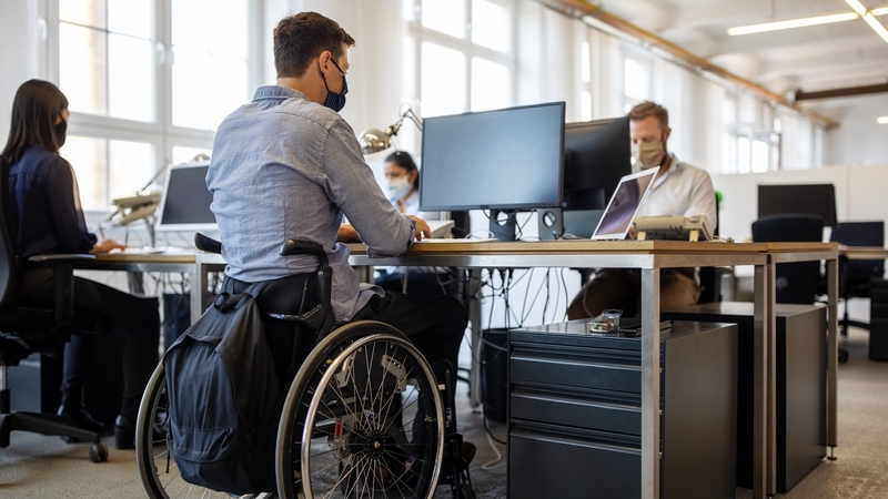 The poll findings have been published to mark the UN's International Day of Persons with Disabilities (file image)