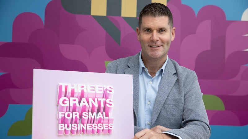 Padraig Sheerin, a judge for Three Ireland's Grants for Small Businesses programme and Head of SME at Three Ireland