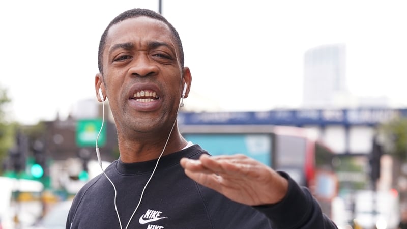 Rapper Wiley outside court