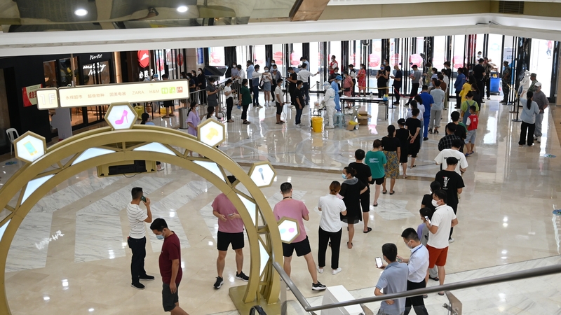 China's consumer spending hs taken a big hit from rising local Covid-19 cases