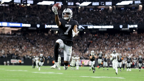 Zay Jones celebrates scoring the the game-winning touchdown