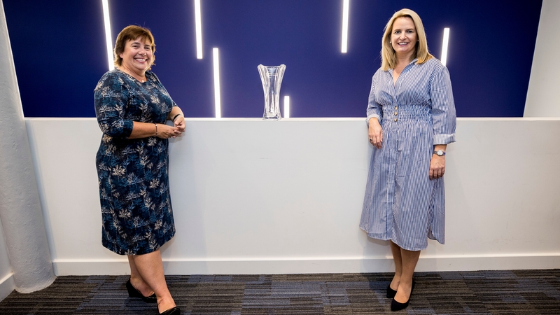 Permanent TSB's Mags Brennan and the Secretary General of Digital Business Ireland, Lorraine Higgins