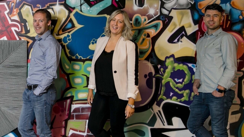 Karl Tapley, Michelle Fogarty & James Brogan of PepTalk