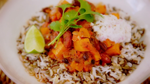 Chilli No Carne with Wild Rice