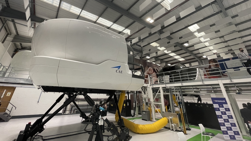 The facility contains three full motion simulators as well as two fixed base simulators