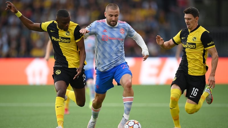 Luke Shaw and Manchester United lost the reverse fixture