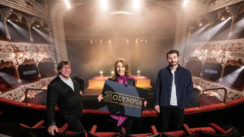 Mike Adamson, Managing Director of Live Nation Ireland, Elaine Carey, Chief Commercial Officer of Three Ireland & UK and Zach Desmond of MCD