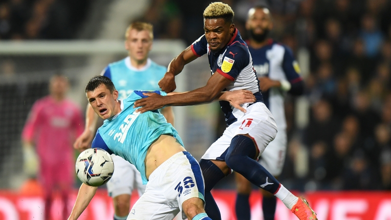 Jason Knight was back in action for Derby