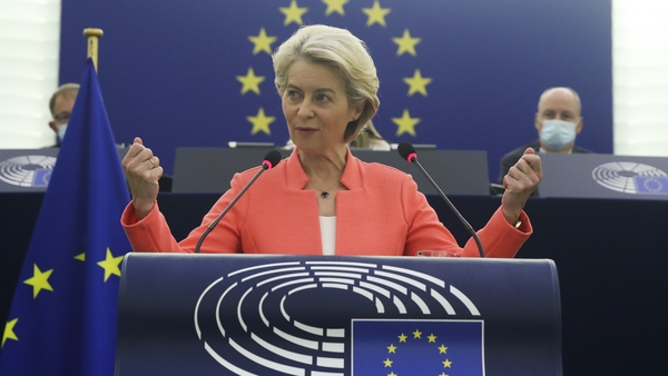 Ursula von der Leyen delivers her 'State of the Union' address in Strasbourg