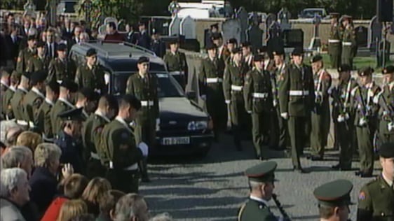 State funeral for Patrick Maher in County Limerick, 2001.