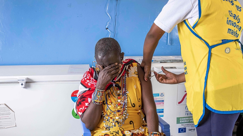 Only 2% of Africa's population is fully vaccinated, according to Gordon Brown