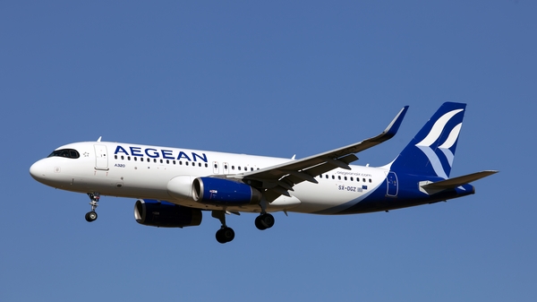 Aegean Airlines said it flew 1.2 million passengers on 15,000 flights in the three months from April to June