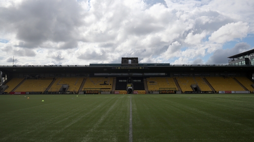 The pitch at the Tony Macaroni Arena is a 4G synthetic grass surface