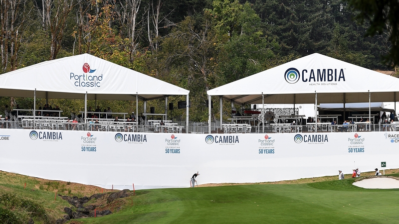 More than 40 millimetres of rain fell at Oregon Golf Club overnight