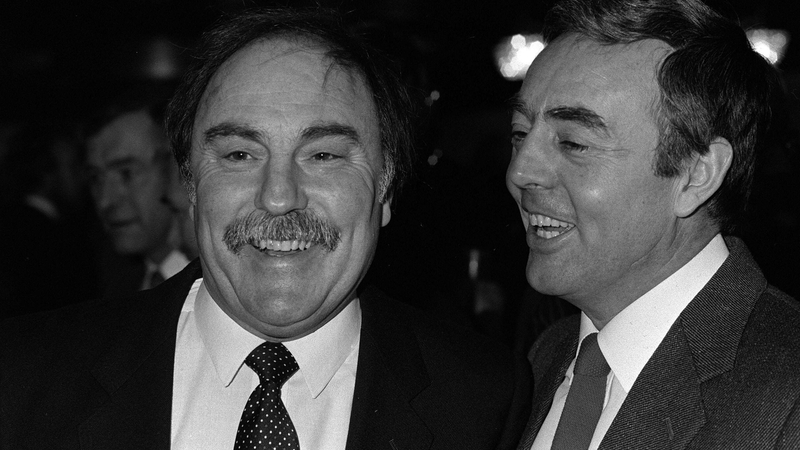 Jimmy Greaves and Ian St John presented the iconic Saint & Greavsie programme between 1985 and 1992
