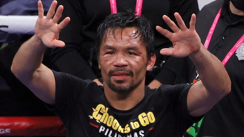 Manny Pacquiao: "I am a fighter, and I will always be a fighter inside and outside the ring."