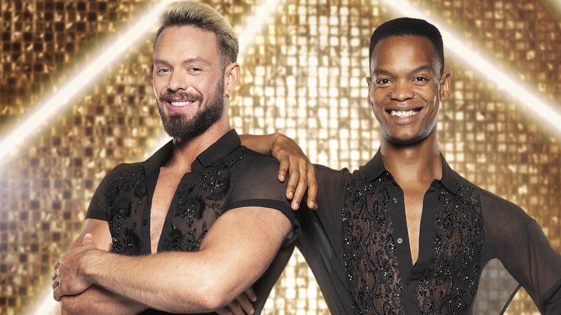 (L-R) John Whaite and professional dance partner Johannes Radebe - "It would be wrong for it to be anyone but Johannes"