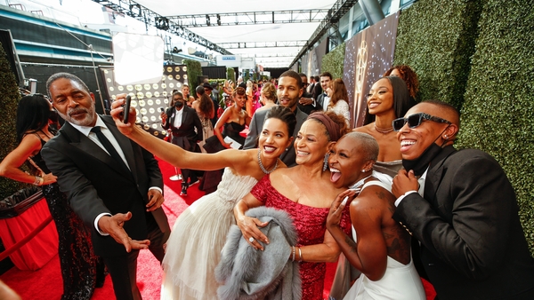 Red carpet fun at the 73rd Primetime Emmy Awards