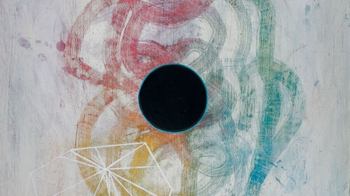 Aisling Conroy, detail from Alter Altar, acrylic on wood