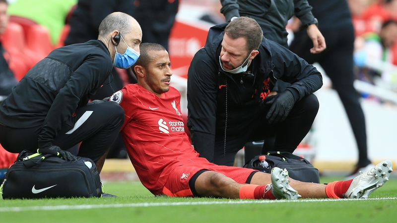 Thiago will miss two games for Liverpool