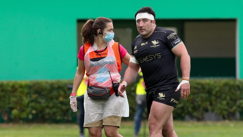 Buckley suffered the torn ACL just minutes into his 200th Connacht appearance