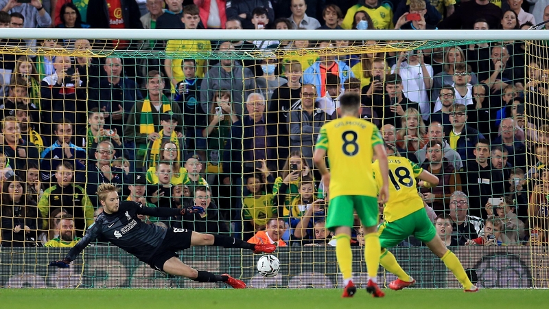 Caoimhin Kelleher Christos Tzolis's spot-kick