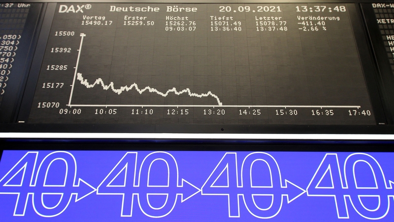 Most of the 10 new companies in the DAX were down today, with aerospace giant Airbus and e-commerce company Zalando both sinking around 4%