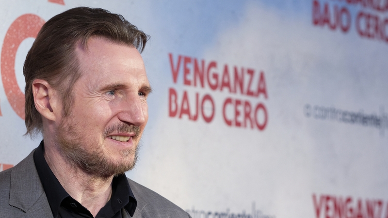 Liam Neeson (pictured in Madrid in July 2019) - Reuniting with Honest Thief director Mark Williams