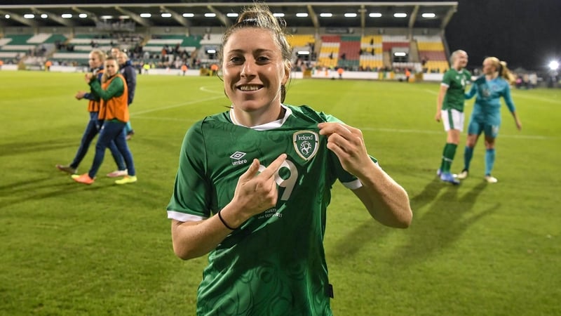 Lucy Quinn finally got to make her Ireland debut against Australia at Tallaght Stadium