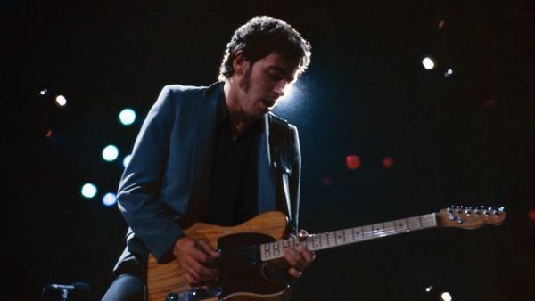 Bruce Springsteen in action during the 'No Nukes' concerts Photo: Joel Bernstein