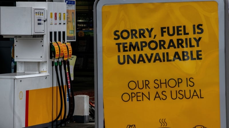 Many filling stations across the UK have run out of fuel supplies because of a HGV driver shortage