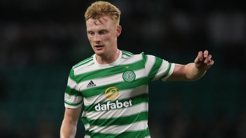 Liam Scales made his Celtic debut off the bench against Raith Rovers