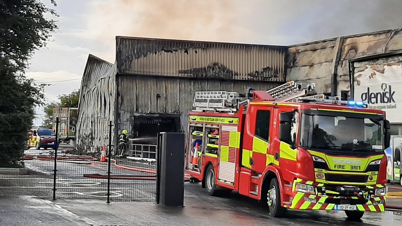 The fire alarm sounded at approximately 11am (Pic: Gearoid Keegan)