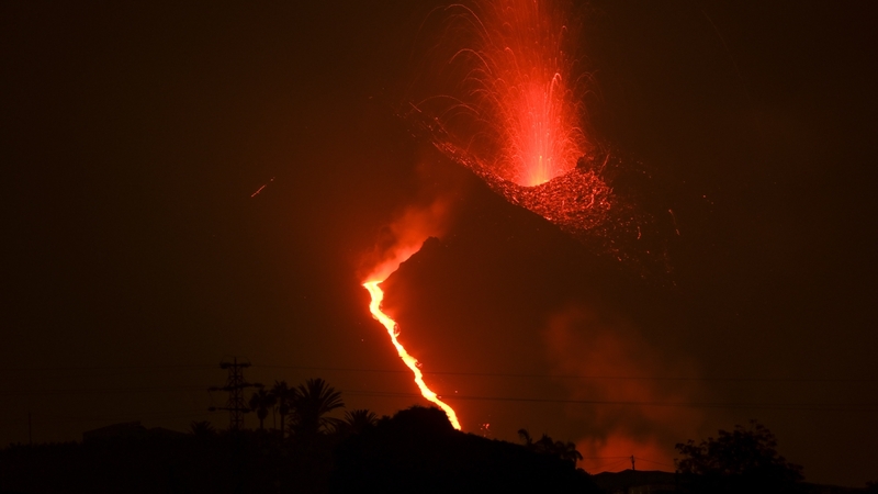 People on coastal areas were ordered to stay at home to avoid harm from the release of toxic gases when the lava finally reaches the sea