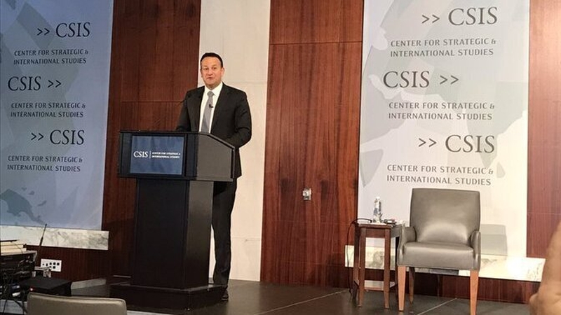 Leo Varadkar addressed the Center for Strategic and International Studies